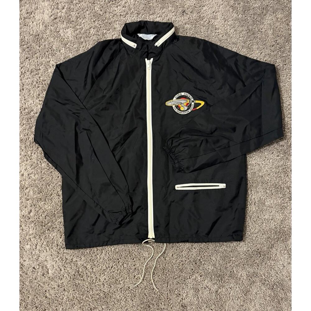 Vintage Rainbow Sportswear Star Trek III USS Enterprise Men's Windbreaker M